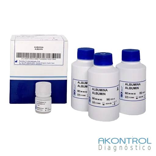 Reactivo Albúmina líquida QCA para química clínica – Akontrol