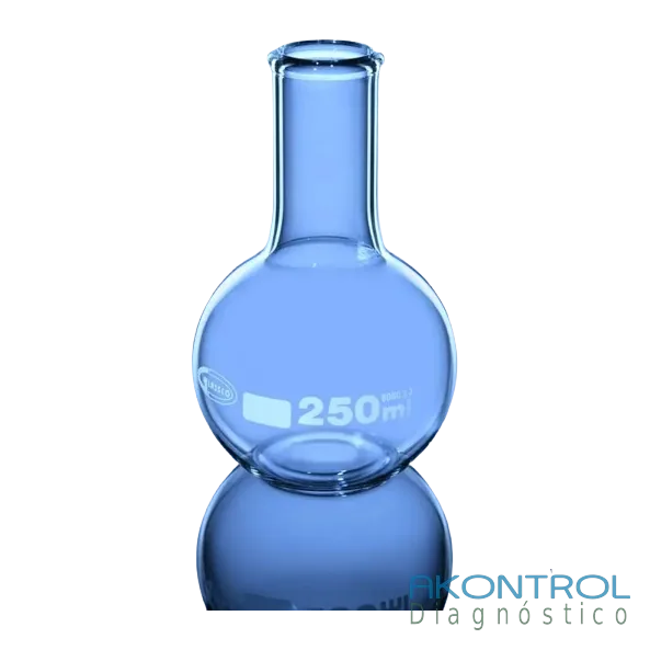 Matraz fondo redondo – vidrio de laboratorio Akontrol